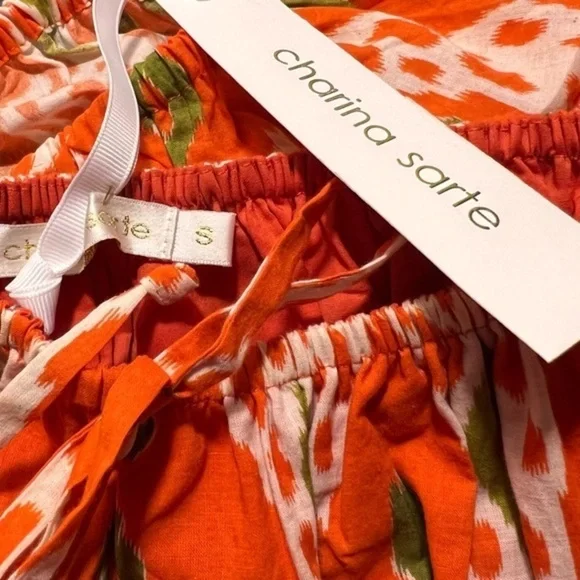 Charina Sarte Women's Alhambra Dress, Orange, size S NWT Dresses